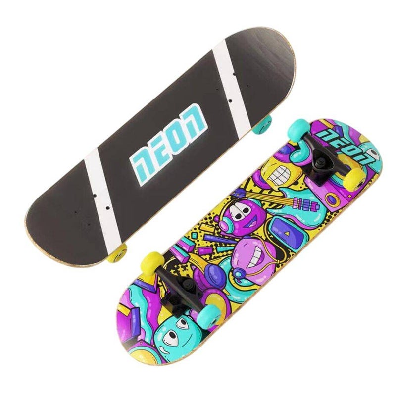 Yvolution Neon Delta Skateboard (71.12 cm, Purple)